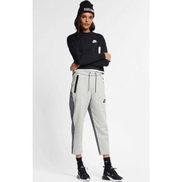 Nike Sportswear Colorblock Cropped Tech Fleece Jogger sz XL EUC - Picture 13 of 14